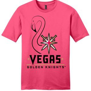 Vegas Golden Knights (VGK) Victory Flamingo T-Shirts (Unisex)